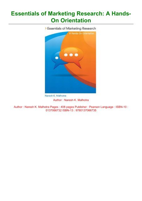 naresh malhotra marketing research ebook pdf torrent